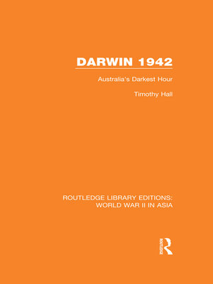 cover image of Darwin 1942 (RLE World War II in Asia)